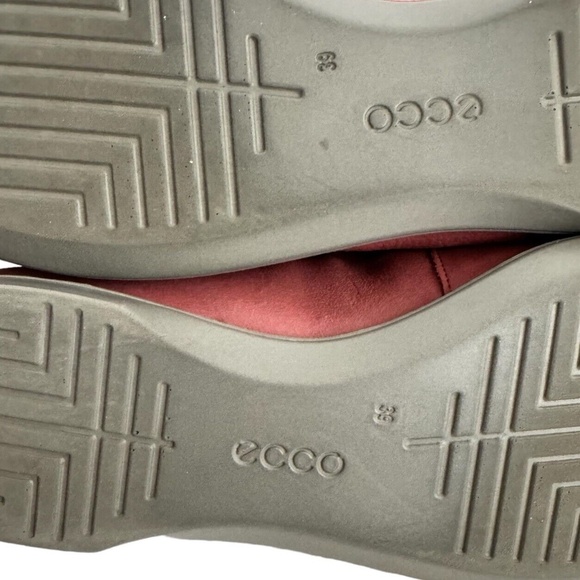 ECCO Womens Incise Enchant Ballerina Ballet Flats Petal Trim Leather Sz 39 8-8.5 - Picture 12 of 12